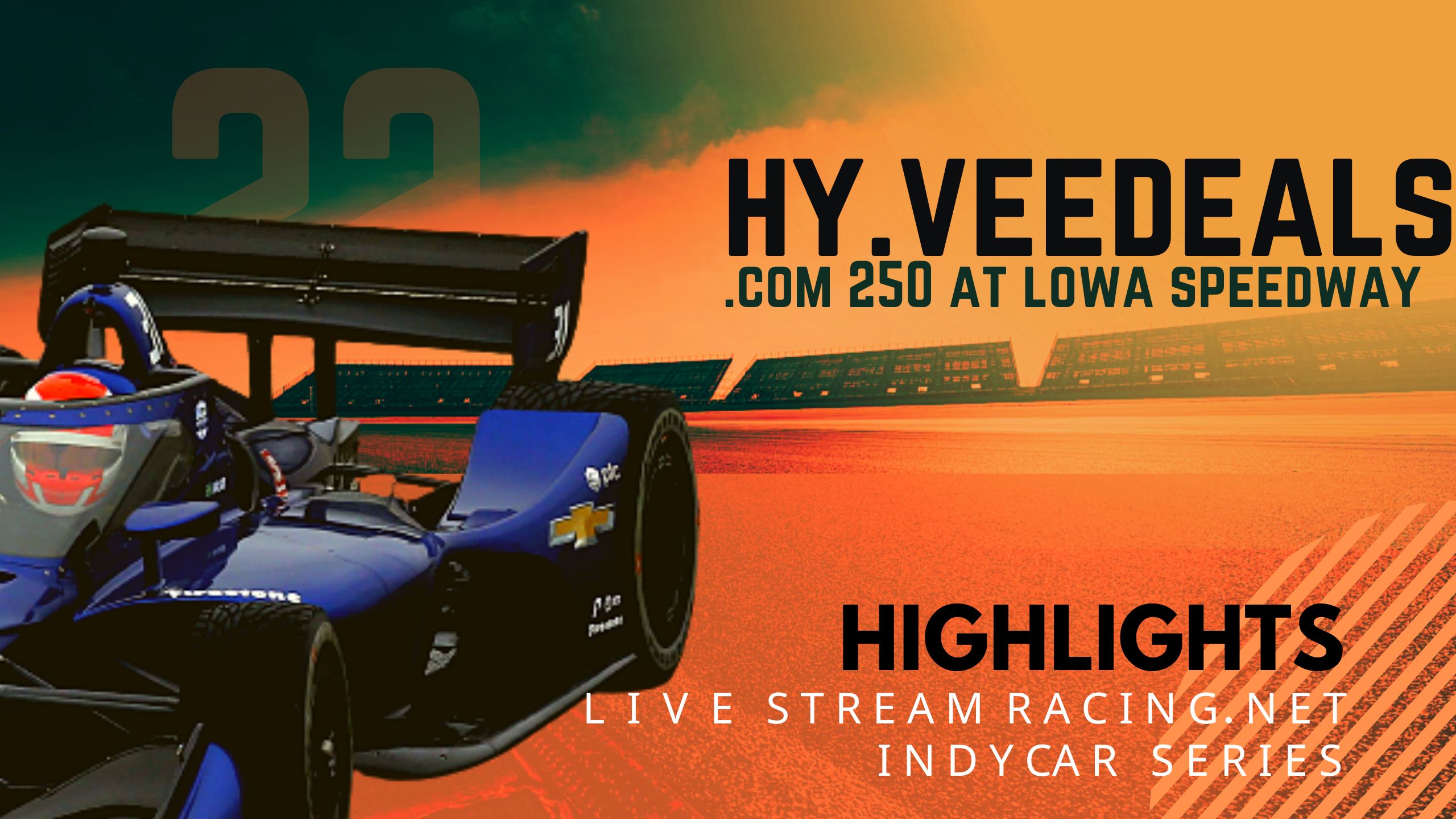 HY Veedeals 250 Indycar 2022 Highlights Race Replay