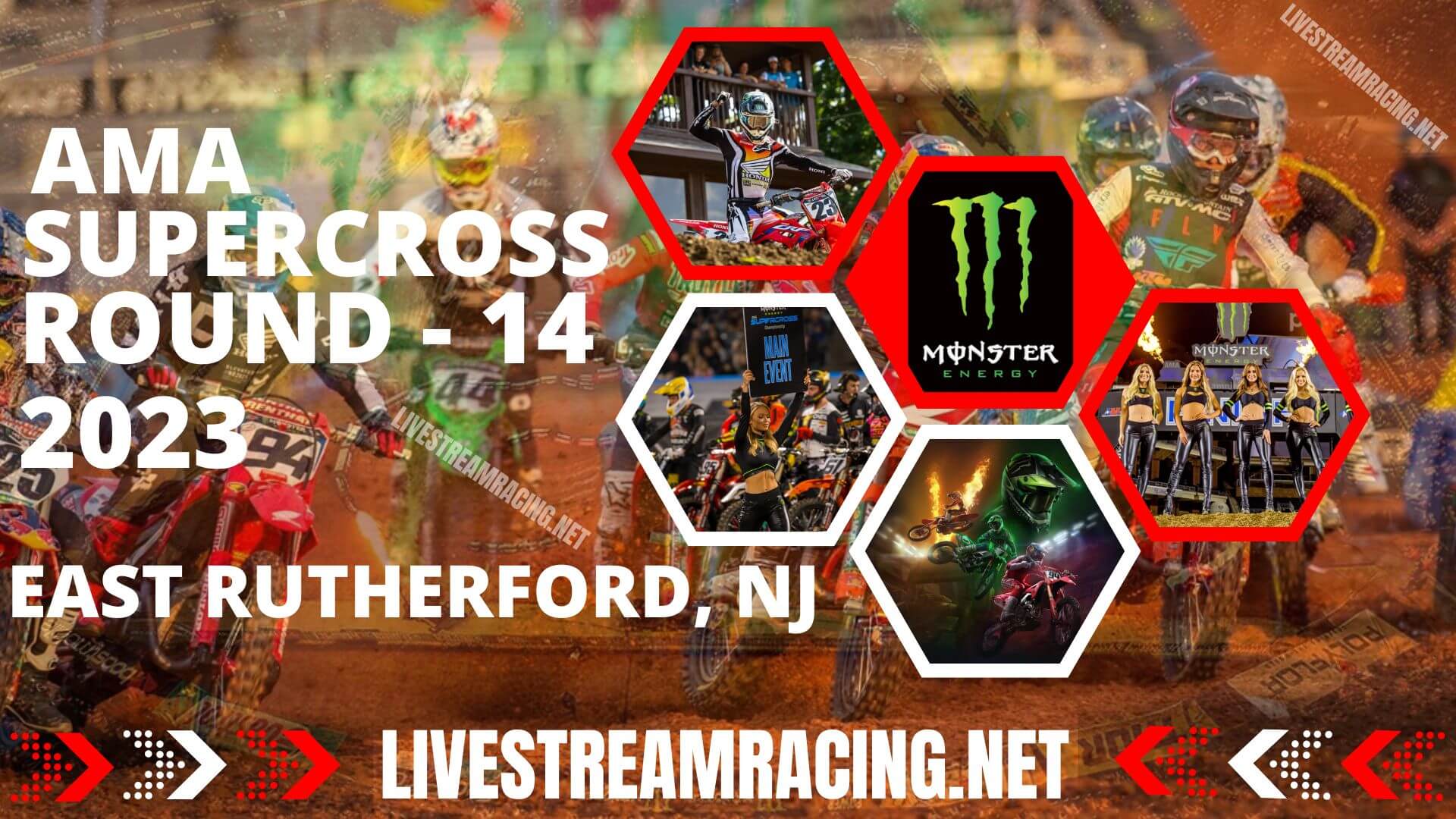 East Rutherford Supercross Round 14 Live Stream 2023 | Full Race Replay