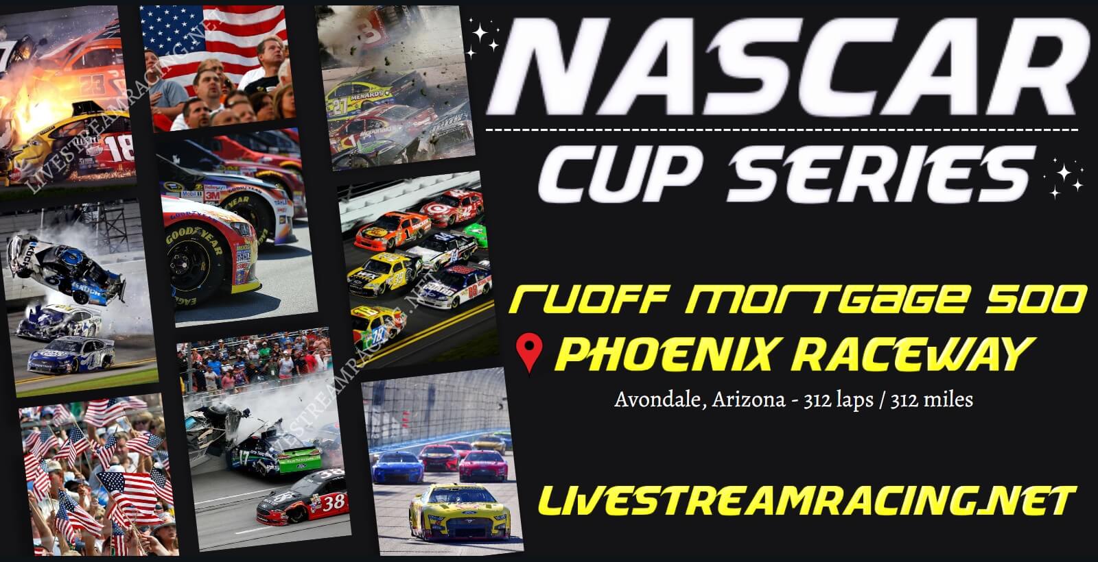 Nascar Cup Series Ruoff Mortgage 500 Live Stream 2023 at Phoenix