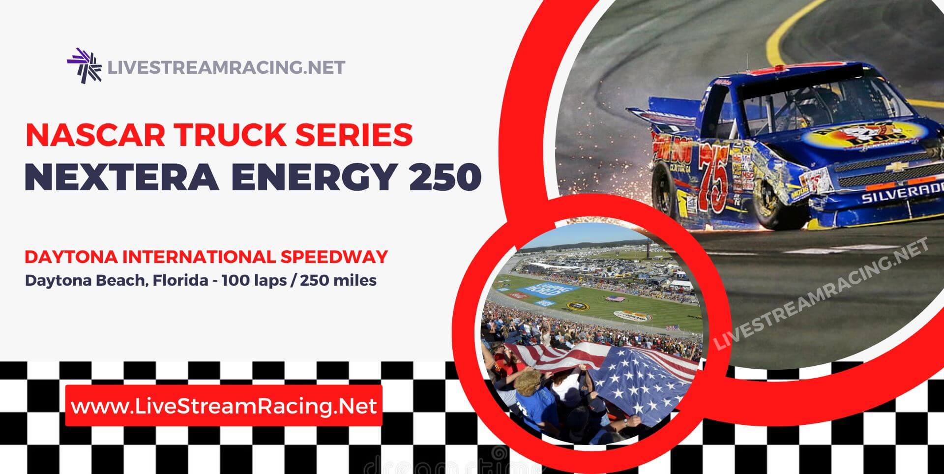NextEra Energy 250 Nascar Truck Series live stream 2023 at Daytona