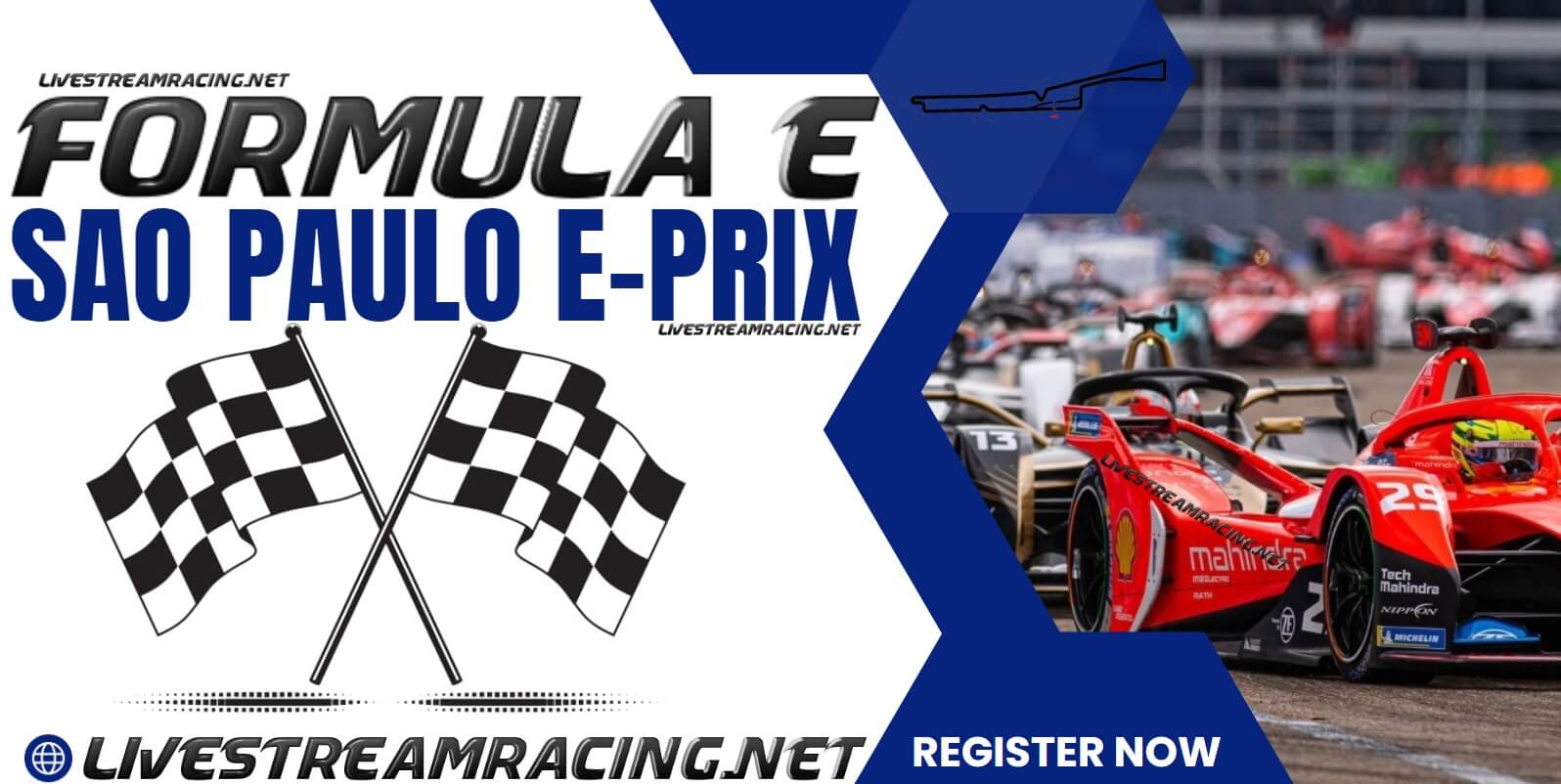 Sao Paulo E-Prix Live Stream 2023 - RD 6 Formula E