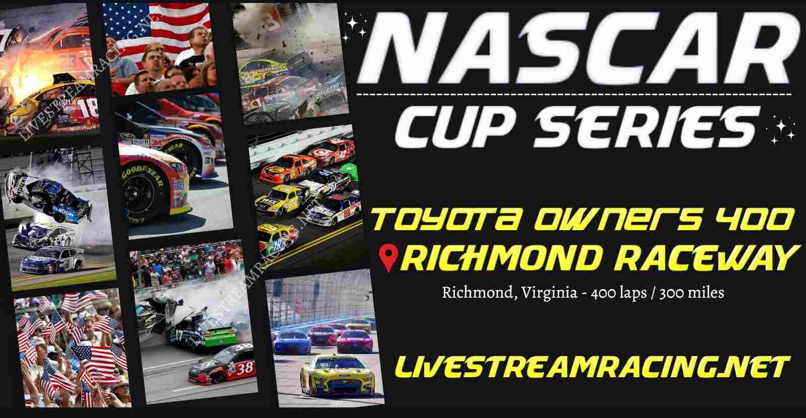 Nascar Cup Series Toyota Owners 400 Live Stream 2024 at Richmond